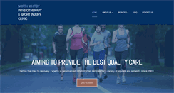 Desktop Screenshot of northwhitbyphysio.com